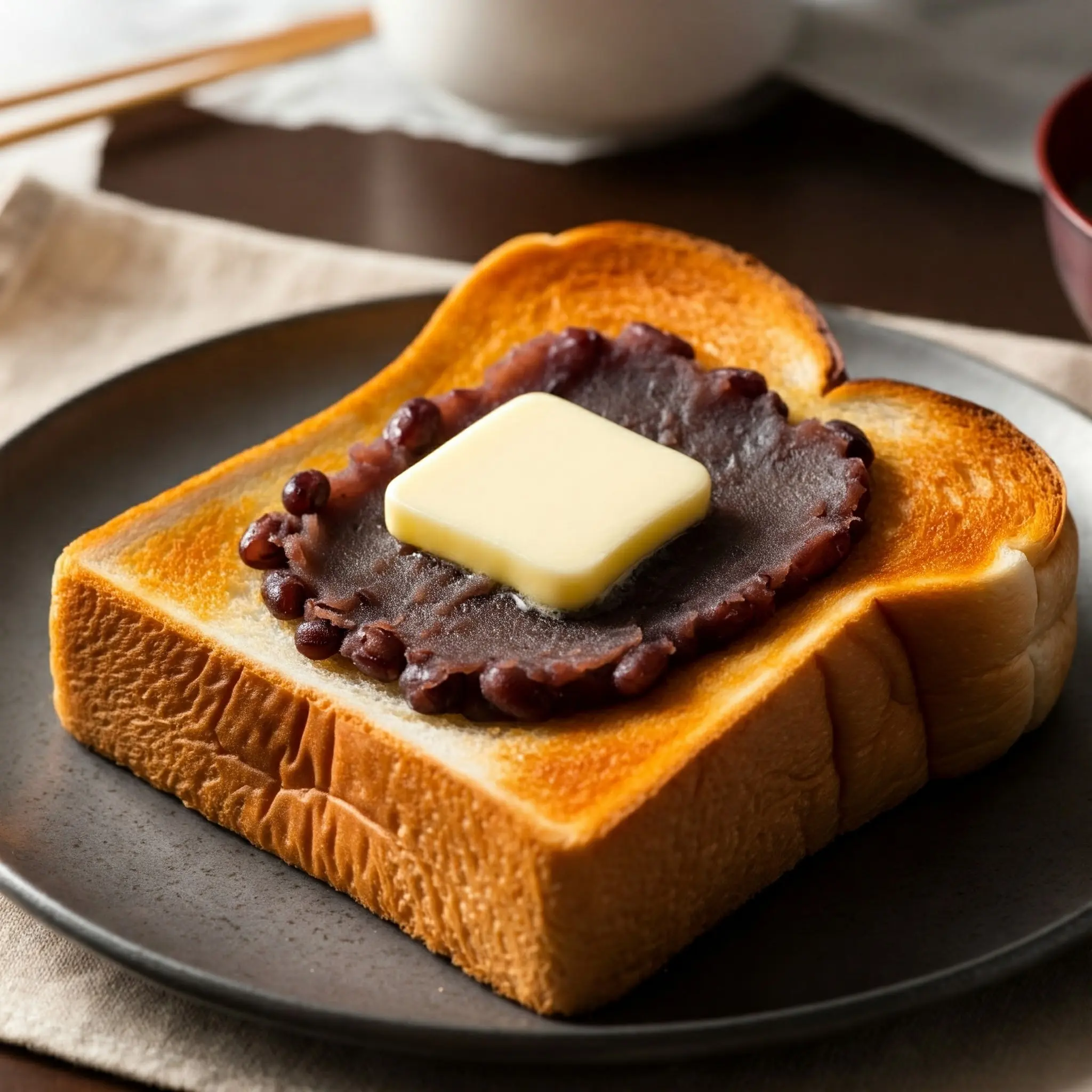 あんバタートースト